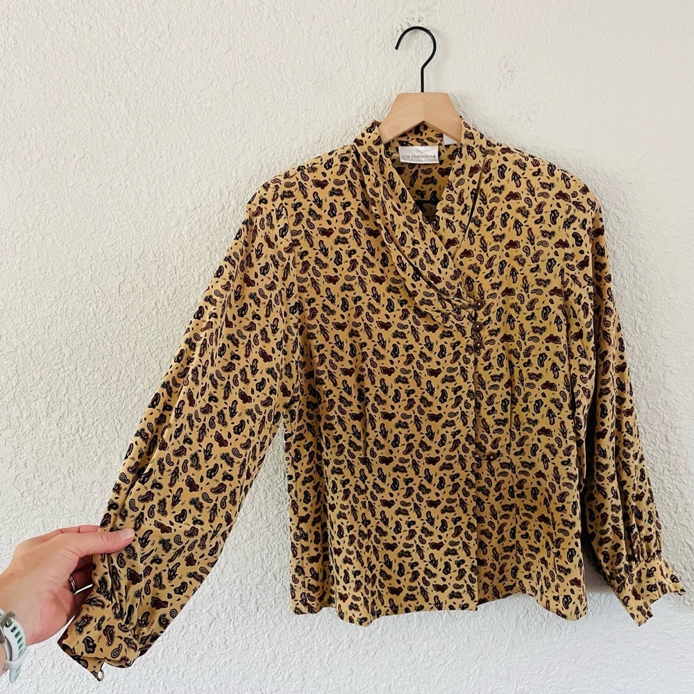 Vintage Liz Claiborne Paisley Blouse